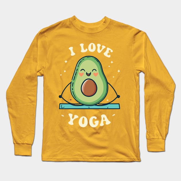 Fitness lover Avacado Long Sleeve T-Shirt by Spaceboyishere